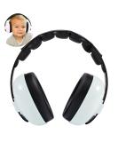 GUKOY Baby Ear Protection Headphones for Ages 0-3 Years | Noise Cancelling Ear Defenders for Infant Hearing | White - Buy Online on SooperMarket.com