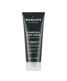 ManCave Charcoal Face Scrub 100ml - Exfoliate & Smooth Skin, Vegan & Cruelty Free, Dermatologically Tested - Made in England - Buy Online on SooperMarket.com