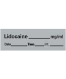 PDC AN-11 Anesthesia Removable Tape with Date, Time & Initial - 1/2 x 500', 333 Imprints, Gray - Buy Online on SooperMarket.com