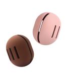 FERYES 2 PCS Makeup Sponge Holder - Silicone Beauty Blender Case for Travel - Pink & Brown - Ideal for International Shipping - Buy Online on SooperMarket.com
