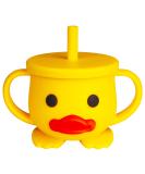 Toddler Cup  Silicone Training Cup  Sippy Cup for Baby  Baby Led Weaning Cup With Lid & Double Handle  Unbreakable  7oz  6+ Months Sippy Cup-Yellow - Buy Online on SooperMarket.com