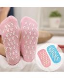 Veewon Moisturizing Gel Socks - Spa Quality with Vitamin E & Oil for Repairing Dry Skin | 2 Pairs Blue & Pink - Buy Online on SooperMarket.com