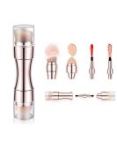 Bling Toman 4 in 1 Makeup Brush Set, Eyeshadow Eye Lip Face Concealing Blush Foundation Brush Brochas De Maquillaje Mini Travel Makeup Brushes (rose gold brush) - Buy Online on SooperMarket.com