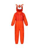 Regatta Children's Mudplay Iii Waterproof and Breathable Insulated Animal All-in-one Suit 5-6 Years Blaze Orange Tiger - Buy Online on SooperMarket.com