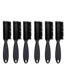 SQULIGT 6 Pcs Barber Clipper Brush Blade Trimmer Cleaning Brush Set Duster Manicure Nylon Brush Hair Styling Brush Tool (Black) - Buy Online on SooperMarket.com