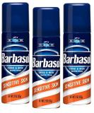 Barbasol Shave Cream Sensitive Skin Travel size 2 oz (Pack of 3) - Buy Online on SooperMarket.com
