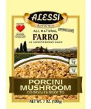 Alessi Autentico, Premium Seasoned Roman Grain Farro, Cooks Like Risotto, Heart Healthy, Easy to Prepare, 7oz (Porcini Mushroom, Pack of 6) - Buy Online on SooperMarket.com
