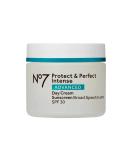 No7 Protect & Perfect Intense Advanced Day Cream SPF 30 - Anti Aging Facial Moisturizer with Anti Wrinkle Technology - Hydrating Hyaluronic Acid Cream for Radiant Youthful Skin (50ml) Regular - Buy Online on SooperMarket.com