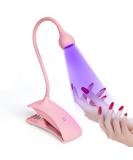 AORAEM Portable LED Nail Lamp - Professional Gel Polish Light for DIY Nail Art - Pink - Buy Online on SooperMarket.com