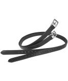 Equinate Leather Stirrup Leathers Superior with Stainless Steel Buckles 160 Black - Buy Online on SooperMarket.com