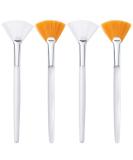 4 Pcs Face Mask Brush Face Mask Applicator Brush Soft Facial Fan Brush for Mud Mask Cream - Buy Online on SooperMarket.com