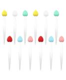 12 Pack Lip Scrub Brush Double-Sided Silicone Portable Lip Scrub Exfoliating Brush Cleaning Scrubber Travel Skincare Lip Cleaning Tool for Men Women Dark Lips - Buy Online on SooperMarket.com