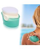 SonKu Sunblock Buddy Brush - Perfect Sunscreen Applicator for Kids & Families | Sun Cream Brush with Protective Caps - White - Buy Online on SooperMarket.com
