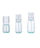 Hairdressing Spray Bottles Set - 30ml 60ml 80ml | Travel Size Cosmetic Atomizers for Makeup & Shampoo - Empty Blue Bottles - Buy Online on SooperMarket.com