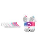 Puma Youth Girls 10-Pair No Show Socks | Cushioned Footbed | Mesh Ventilation | Arch Support | Size 4-9.5 - Buy Online on SooperMarket.com