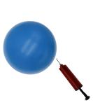 8 Inch Mini Yoga Pilates Ball with Pump - Blue | Core Stability Exercise Ball for Barre Workout and Physical Therapy - Buy Online on SooperMarket.com
