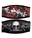 AUTOKOLA Neoprene Scuba Diving Mask Strap Cover - Black - CCR Flag Patterns - Velcro Closure - 7.5 x 3.5 - Buy Online on SooperMarket.com