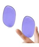 Shop Washable Silicone Sponge Jelly Applicator - 2PCS Purple for Cream Gel Foundation | Best Beauty Makeup Tools - Buy Online on SooperMarket.com