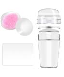 3-Piece Nail Art Stamper Kit - Clear Silicone Nail Stamp Set for French Manicure & Designs - Buy Online on SooperMarket.com