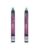 Go Ho 2PCS Green Eyeshadow Sticks - Shimmer Eye Black Ultra Pigmented Makeup - Long Lasting Eye Shadow Pen in Apple Green & Grass Green - Buy Online on SooperMarket.com