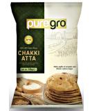 Puregro CHAKKI ATTA 10Kg | 100% Whole Wheat Traditional Indian Flour | Make Rotis & Chappatis | Made with Sharbati Wheat - Buy Online on SooperMarket.com