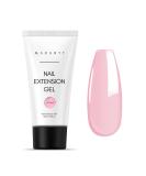 Makartt Poly Nail Gel Nail Extension Gel 50ML Builder Gel Nail Extension White Pink Nude Clear Rosy Gel for Technician Starter DIY Salon Design - Buy Online on SooperMarket.com