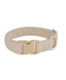 YUDOTE Ultra-Soft Dog Collar for Large Dogs - Natural Cotton Cord Sensitive Skin Cream White Size L (1 Pack) - Buy Now! - Buy Online on SooperMarket.com