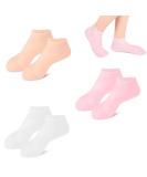 Exin Dehcen Silicone Moisturizing Socks for Women - 3 Pairs Anti-Slip Spa-Gel Foot Care for Dry Cracked Feet - Buy Online on SooperMarket.com