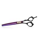 Professional Purple Dragon Pet Grooming Scissor Set - Japan 440C Stainless Steel Chunker Shear for Pet Groomers and DIY - 7.0/8.0 inch Hair Cutting Scissor + 6.75/8.0 inch Dog Shear - Buy Online on SooperMarket.com