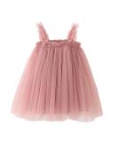 PythJooh Baby Girl Tulle Dress with Butterfly Wings Tutu | Sleeveless Princess Dress for Toddlers | Daisy Stars Sundress for 0-4 Years | 2-3 Years, Dusty Pink - Buy Online on SooperMarket.com