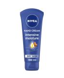 NIVEA Intensive Moisture Hand Cream (100ml) Nourishing Hand Cream with Almond Oil and Shea Butter Daily Hand Lotion for Women Moisturiser for Hands and Cuticles - Buy Online on SooperMarket.com