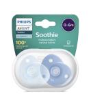 Philips Avent Soothie BPA-free pacifier for babies from 0 to 6 months blue/light blue (model SCF099/21) Blue and Light blue - Buy Online on SooperMarket.com