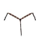 Circle Y Distressed Southwestern Beaded Breast Collar for Horse, Turq/BRWN/Wht, One Size - Buy Online on SooperMarket.com
