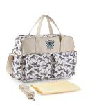 Insular Waterproof Mummy Diaper Bag with Changing Mat - Zebra Print - Buy Online on SooperMarket.com