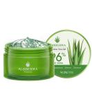 ALODERMA Organic Pure Aloe Vera Gel Made with 96% USDA Organic Certified Aloe Vera within 12 Hours of Harvest (200g, 7.0 oz), Suitable for All Skin Types  No Sticky Residue  Eco-Friendly - Buy Online on SooperMarket.com