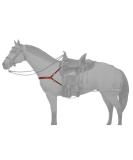 Tough-1 Leather Mule 4 Point Breast Collar - Buy Online on SooperMarket.com