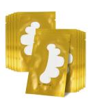 Lunamoon Eye Pads for Eyelash Extensions - 50 Pairs Flower Gold | Perfect for Lifting & Coloring Eyelashes - Buy Online on SooperMarket.com