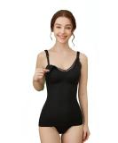Dreamburn Women's Nursing Tank Top with Built-in Bra - Maternity Camisole for Breastfeeding (Size M, Black) - Buy Online on SooperMarket.com