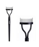 Eyelash Comb Eyelash Separator Eyelash Brush MSQ Eyelash Separator Mascara Applicator Eyelash Definer With Comb Cover Arc Designed Cosmetic Brushes Tool Black - Buy Online on SooperMarket.com