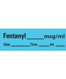 PDC an-7 Anesthesia Removable Tape with Date Time & Initial Fentanyl Mg/Ml 1/2 Width 500 Length 333 Imprints Blue - Buy Online on SooperMarket.com