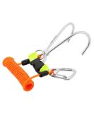 VGEBY Stainless Steel Diving Reef Hook Double with Spiral Coil Lanyard - Buy Online on SooperMarket.com