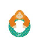 Sevi 83015 Tier wood letters o Orang-Utan door letters for children's room ABC learning toys made of wood educational toys for children from 3 years letters sorted green/pink/yellow - Buy Online on SooperMarket.com
