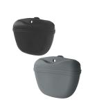 Buy Nyggtyk 2-Piece Silicone Dog Food & Snack Bags - Durable Pet Training Bags (Dark Gray) - Buy Online on SooperMarket.com
