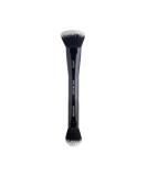 Lune+Aster Contour Duo Brush - Multi-tasking, dual-ended vegan Contour Duo Brush. - vegan, paraben free - Buy Online on SooperMarket.com