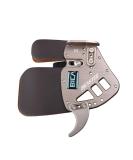 Bicaster Archery Finger Tab - Genuine Leather & Aluminum Plate, Adjustable Finger Guard for Recurve Bow - Large Size - Silver - Buy Online on SooperMarket.com