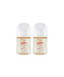 Pigeon PPSU Nursing Bottle Wide Neck Streamlined Body Natural Feel Easy to Clean White 5.4 Oz (Pack of 2) 160ml (Pack of 2) 3rd Generation - Buy Online on SooperMarket.com