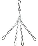 Yes4All 150LB Capacity Punching Bag Hanger, Stainless Steel Swivel Chain with 4 Snap Hooks for Heavy Bag, Gym Swing, Trapeze, and Hammock - Buy Online on SooperMarket.com