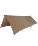 OneTigris Bulwark Camping Tarp | 100% Waterproof Bushcraft Shelter | Lightweight Hammock Rain Fly | Large 12.8ft x 9.5ft | Coyote Brown - Buy Online on SooperMarket.com