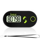 Flintronic pedometer to walk mini-step counter 3D step counter precise pedometer with clip linyard simple pedometer for walking sports for seniors children manfrau - Buy Online on SooperMarket.com