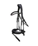 Schockem hle Malibu Anatomic Snaffle Bridle - Black Full Size | Premium Equestrian Gear | International Shipping Available - Buy Online on SooperMarket.com